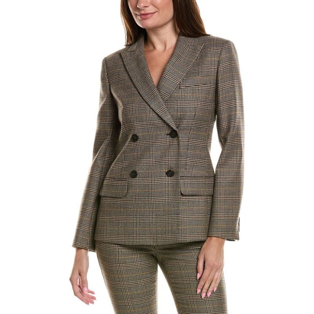 Weekend Max Mara Womens  Giove Wool Jacket, Brown